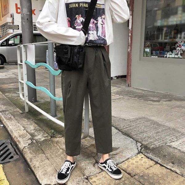 2019 men's fashion trend leisure cotton trousers active elastic harem loose casual pants grey/green/black color pants m-2xl
2019 men's fashion trend leisure cotton trousers active elastic harem loose casual pants grey/green/black color pants m-2xl