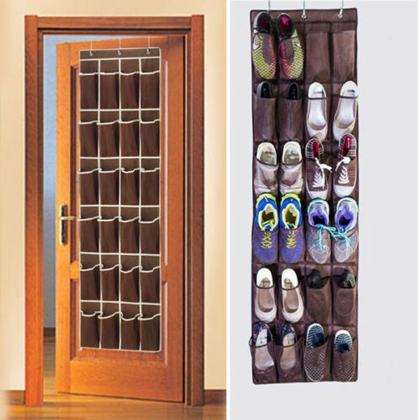 24 Pocket Over the Door Shoe Organizer Rack Hanging Storage Space Save Hanger Behind Door Free Nail Bedroom
24 Pocket Over the Door Shoe Organizer Rack Hanging Storage Space Save Hanger Behind Door Free Nail Bedroom