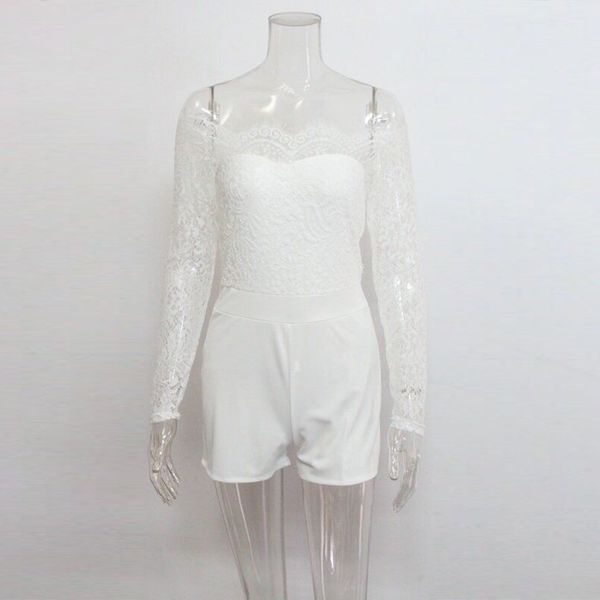 женщины дамы лето осень с плеча sexy мода игровая одежда с длинным рукавом sheer кружева лоскутная hollow бинты тощий игровая одежда, Black;white
женщины дамы лето осень с плеча sexy мода игровая одежда с длинным рукавом sheer кружева лоскутная hollow бинты тощий игровая одежда, Black;white