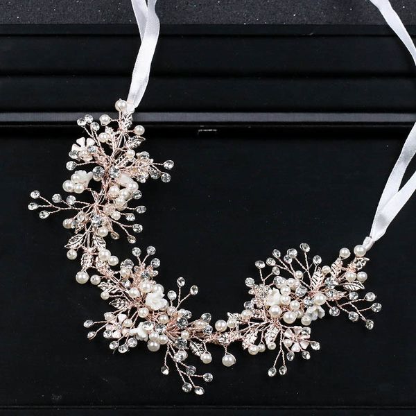 forseven beads flower tiara headband pearl bride hairband with ribbon wedding bridal headdress hair accessories for women girl, Golden;white
forseven beads flower tiara headband pearl bride hairband with ribbon wedding bridal headdress hair accessories for women girl, Golden;white