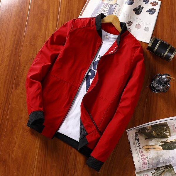 si li kou men's 2019 spring and autumn korean-style men's jacket casual trend coat slim fit youth baseball uniform wear, Black;brown
si li kou men's 2019 spring and autumn korean-style men's jacket casual trend coat slim fit youth baseball uniform wear, Black;brown