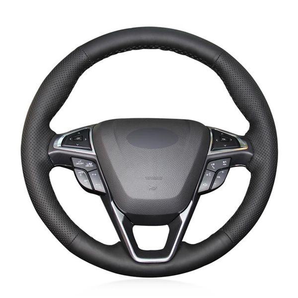 hand sew black genuine leather car steering wheel cover for mondeo fusion 2013-2019 edge 2015-2019
hand sew black genuine leather car steering wheel cover for mondeo fusion 2013-2019 edge 2015-2019