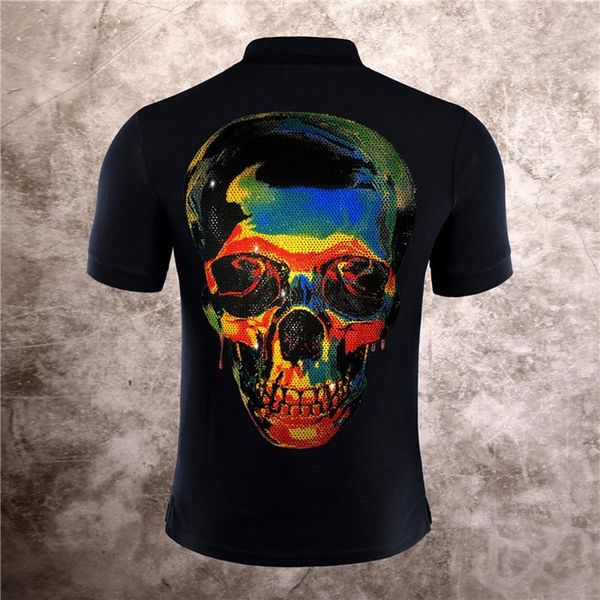 seestern brand 2019 new men's s bead hip hop skull fashion summer short sleeve shirt cotton man, White;black
seestern brand 2019 new men's s bead hip hop skull fashion summer short sleeve shirt cotton man, White;black