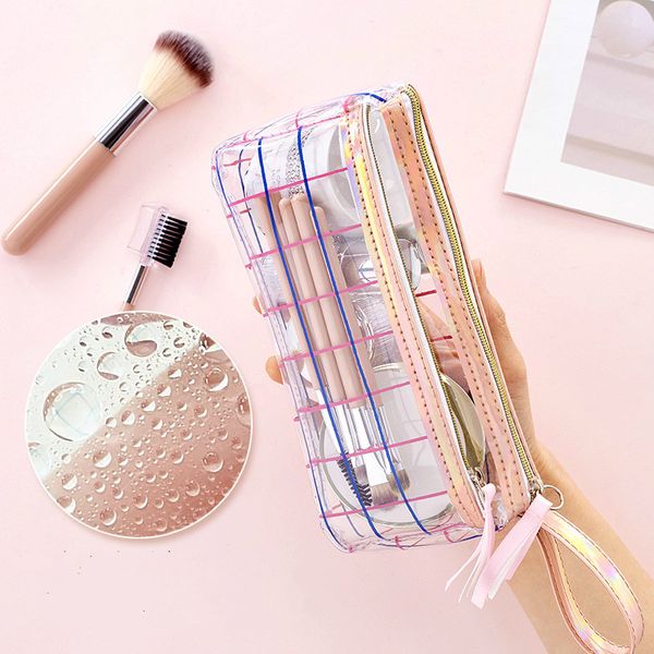 cute transparent pencil bag school office stationery supplies creative pencil bag case for girls large capacity pouch
cute transparent pencil bag school office stationery supplies creative pencil bag case for girls large capacity pouch