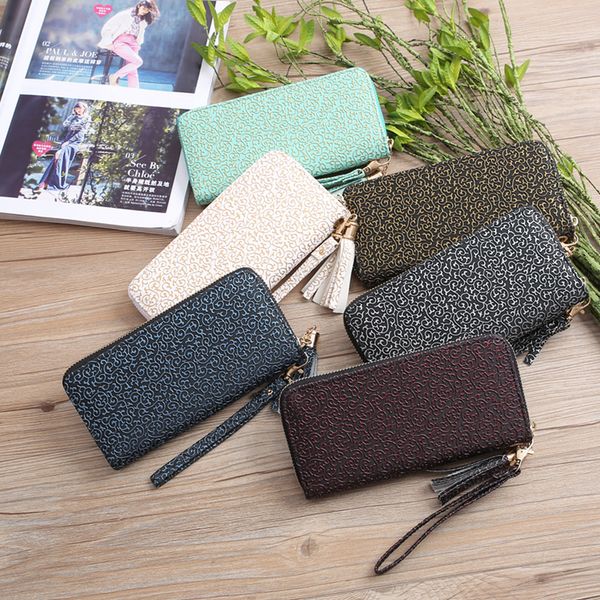 fashion women printing tassel pu leather handbag long clutch wallet coin purse card holder phone pocket organizer wallets girls wristlets, Red;black
fashion women printing tassel pu leather handbag long clutch wallet coin purse card holder phone pocket organizer wallets girls wristlets, Red;black