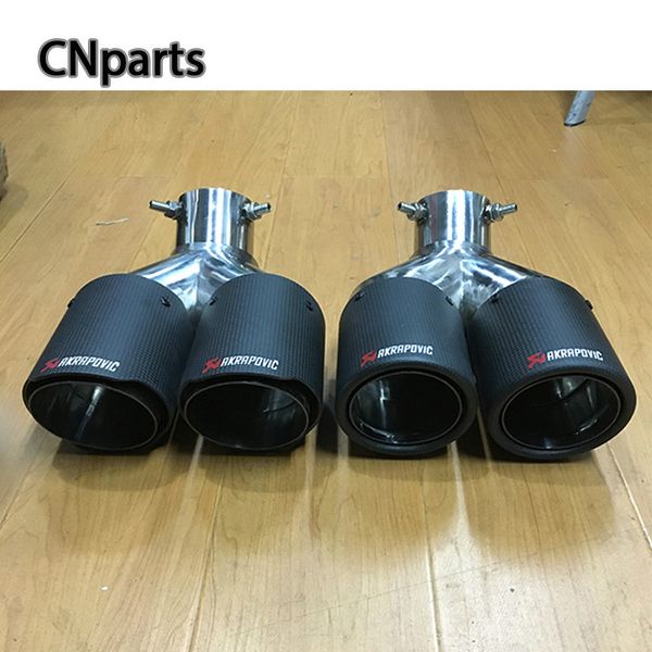 twin curved tailpipe akrapovic tips carbon fiber car exhaust tail pipe for accessories
twin curved tailpipe akrapovic tips carbon fiber car exhaust tail pipe for accessories