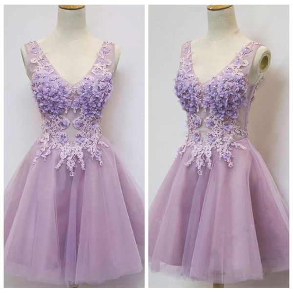v-neck tulle short lavender lace appliques mini homecoming dresses 2021 sleeveless custom vestidos de junior graduation party gowns cheap, Blue;pink
v-neck tulle short lavender lace appliques mini homecoming dresses 2021 sleeveless custom vestidos de junior graduation party gowns cheap, Blue;pink