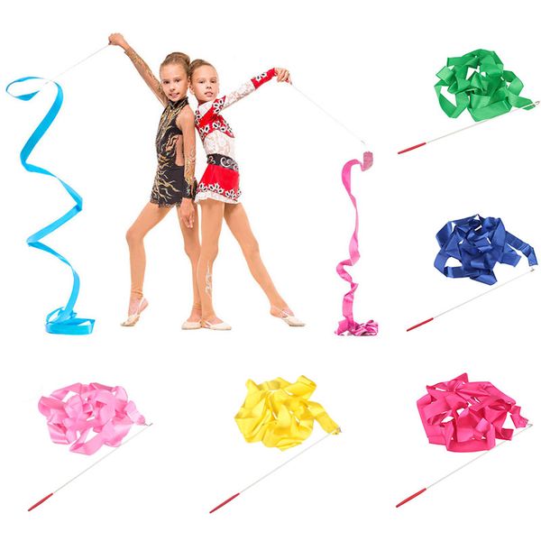 colorful 4m gym dance bodybuilding ribbon rhythmic art gymnastic ballet streamer twirling rod stick for gym training
colorful 4m gym dance bodybuilding ribbon rhythmic art gymnastic ballet streamer twirling rod stick for gym training