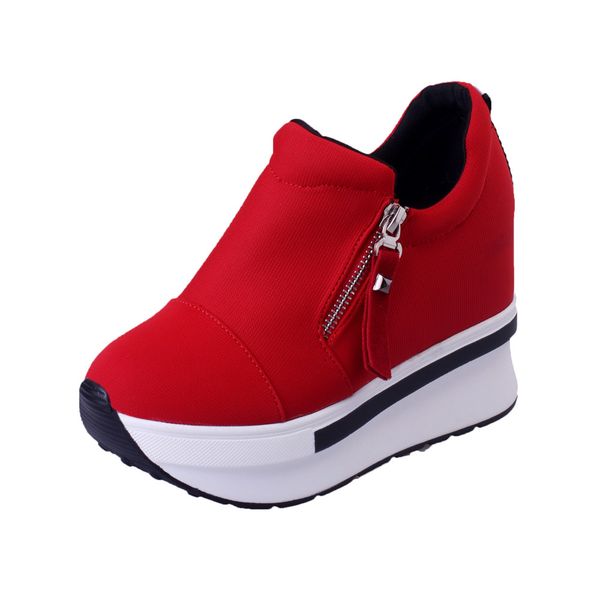 wedges women boots 2019 platform shoes woman creepers slip on ankle boots flats women shoes ladies fashion casual plus size, Black
wedges women boots 2019 platform shoes woman creepers slip on ankle boots flats women shoes ladies fashion casual plus size, Black