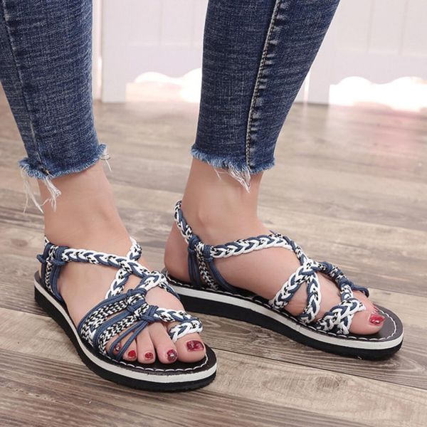2019 new women clip toe casual sandals woven knot beach sandal fashion platform shoes girls soft shoes fx15, Black
2019 new women clip toe casual sandals woven knot beach sandal fashion platform shoes girls soft shoes fx15, Black