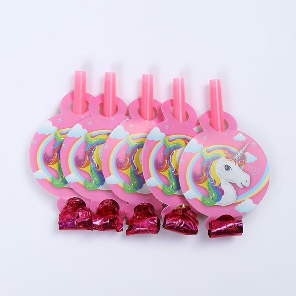 6pcs 14cm unicorn blow out plastic party blowout theme party noise maker for kids boy girl birthday decoration
6pcs 14cm unicorn blow out plastic party blowout theme party noise maker for kids boy girl birthday decoration