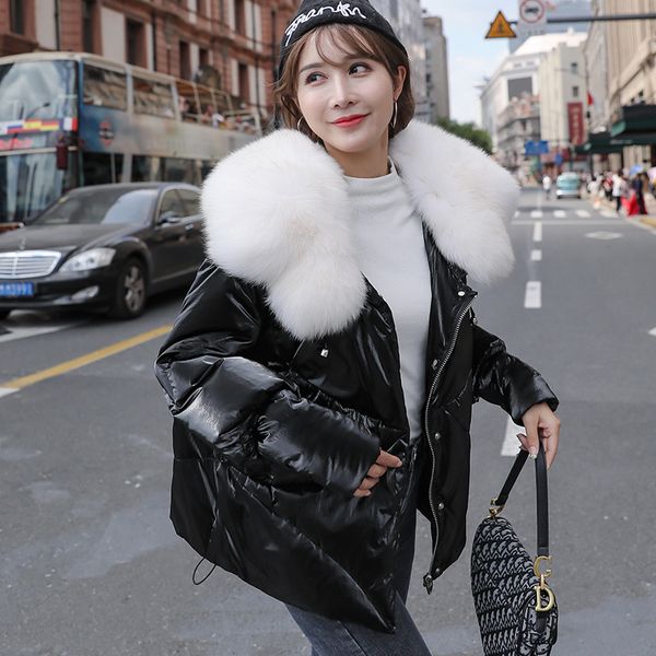 2019 winter new down jacket fur collar detachable jacket short fashion thickening inner warm down women, Black
2019 winter new down jacket fur collar detachable jacket short fashion thickening inner warm down women, Black