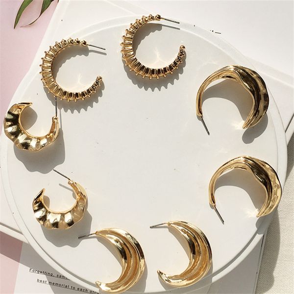 simple hoop earrings half hoop earring c shape irregular wave earring minimalist jewelry for women, Golden;silver
simple hoop earrings half hoop earring c shape irregular wave earring minimalist jewelry for women, Golden;silver