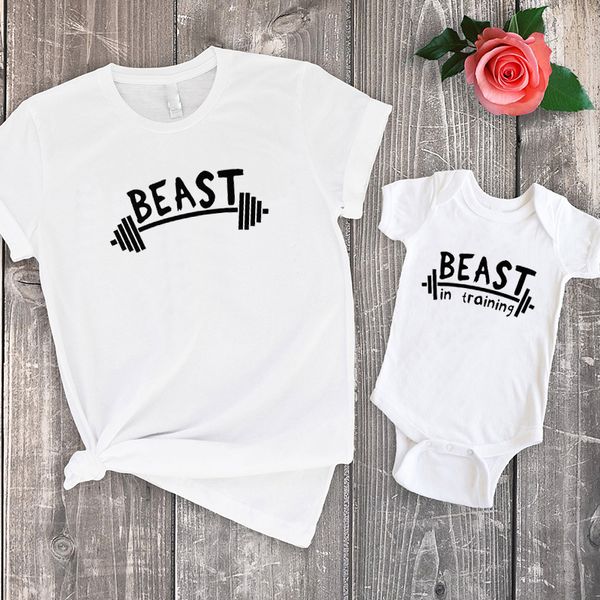 beast & beast in training shirt father and son matching tshirt 2020 father's day baby family matching clothes father & son, Blue
beast & beast in training shirt father and son matching tshirt 2020 father's day baby family matching clothes father & son, Blue