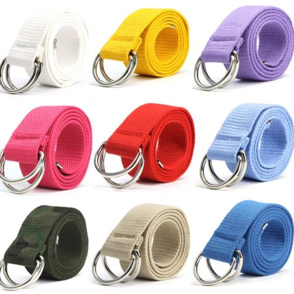 1 pcs multi-color fashion belt women men canvas double ring buckle casual wild woven belt waist support, Black;gray
1 pcs multi-color fashion belt women men canvas double ring buckle casual wild woven belt waist support, Black;gray