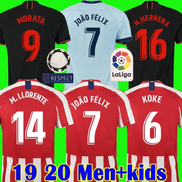 19 20 Atletico Madrid Soccer Jersey 2019 2020 JOÃO FéLIX GRIEZMANN football shirt KOKE SAUL GODIN LUIS Camiseta de Fútbol men+kids kit
19 20 Atletico Madrid Soccer Jersey 2019 2020 JOÃO FéLIX GRIEZMANN football shirt KOKE SAUL GODIN LUIS Camiseta de Fútbol men+kids kit