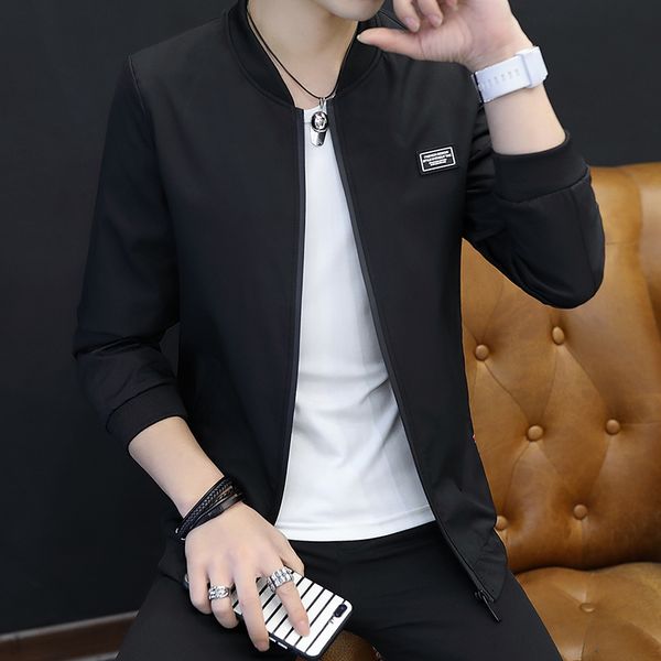 lingdeng 2020 брендовая одежда молния ветровка куртка мужская верхняя одежда мужчины бомбардировщик куртка тонкий длинный рукав бейсбольные, Black;brown 
lingdeng 2020 брендовая одежда молния ветровка куртка мужская верхняя одежда мужчины бомбардировщик куртка тонкий длинный рукав бейсбольные, Black;brown