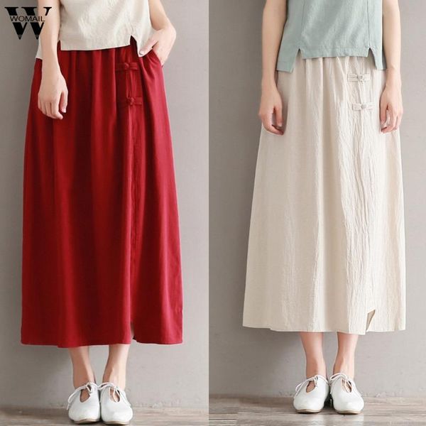 womail skirt women vintage midi skirt summer casual elegant high waist pocket female korean cotton a-line loose p0, Black
womail skirt women vintage midi skirt summer casual elegant high waist pocket female korean cotton a-line loose p0, Black