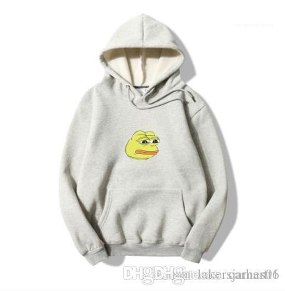 desingere pullover long sleeve solid color homme clothing fashion funny style casual apparel sad frog print mens hoodies autumn, Black
desingere pullover long sleeve solid color homme clothing fashion funny style casual apparel sad frog print mens hoodies autumn, Black