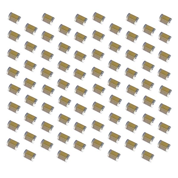 brand-new 80 pieces 10uf 16 volt ceramic chip capacitors x7r 1206 106k