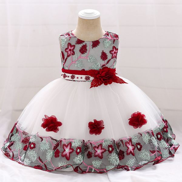 

2019 real limited silk roupas infantis menina kids dresses for girls baby dress dress baby princess moon girl wedding clothes, Red;yellow
