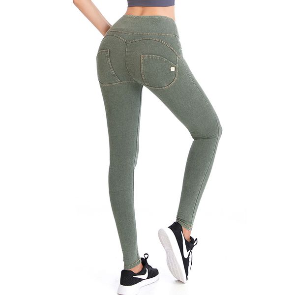 women high-waisted jean fabric peach hip fitness yoga pants nice fitness peach hip trousers-elastic yoga leggings sport leggings, White;red
women high-waisted jean fabric peach hip fitness yoga pants nice fitness peach hip trousers-elastic yoga leggings sport leggings, White;red