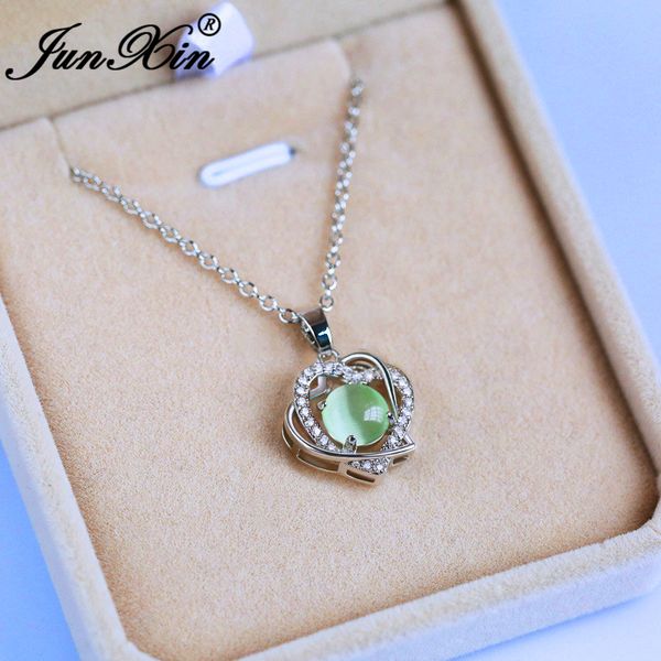 valentine day love heart pendant chains necklaces for women 925 silver color white zircon wedding moonstone necklace jewelry
valentine day love heart pendant chains necklaces for women 925 silver color white zircon wedding moonstone necklace jewelry