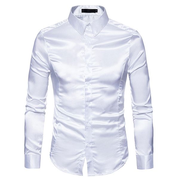 Black Silk Shirt Men 2018 Brand New Slim Fit Long Sleeve Silk Satin Dress Shirt Mens Business Wedding Groom Tuxedo Shirts Male
Black Silk Shirt Men 2018 Brand New Slim Fit Long Sleeve Silk Satin Dress Shirt Mens Business Wedding Groom Tuxedo Shirts Male