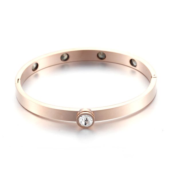new zircon lover titanium steel rose gold bangles fashion jewelry female accessories bangle bracelet wristlet jewel women gifts, Black
new zircon lover titanium steel rose gold bangles fashion jewelry female accessories bangle bracelet wristlet jewel women gifts, Black