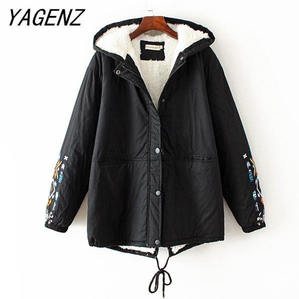 winter big size loose women embroidered lamb cashmere jacket warm hooded cotton outerwear medium long coat fashion clothing 4xl, Black
winter big size loose women embroidered lamb cashmere jacket warm hooded cotton outerwear medium long coat fashion clothing 4xl, Black