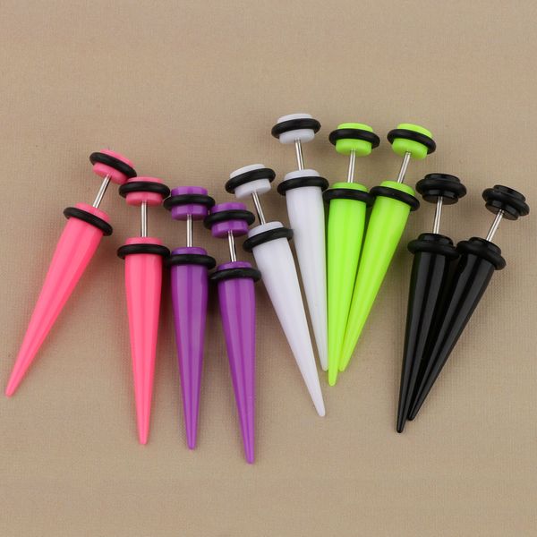 10pcs 18g fake cheater ear taper stretcher plugs stretching tunnels jewelry, Slivery;golden
10pcs 18g fake cheater ear taper stretcher plugs stretching tunnels jewelry, Slivery;golden