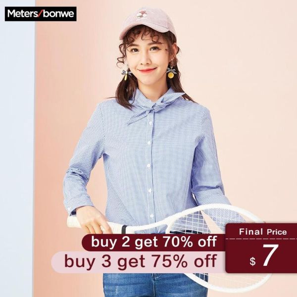 metersbonwe women striped blouses new fashion slim girls blouse shirt casual bow lace up 722587, White
metersbonwe women striped blouses new fashion slim girls blouse shirt casual bow lace up 722587, White