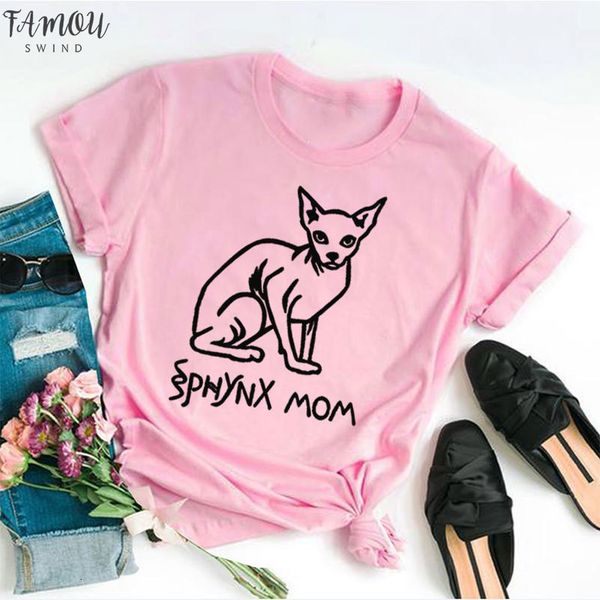 sphynx mom cat mama tshirt mother plus size letters women t 100% cotton shirts 90s cotton o neck kawaii shirt short sleeve, White
sphynx mom cat mama tshirt mother plus size letters women t 100% cotton shirts 90s cotton o neck kawaii shirt short sleeve, White