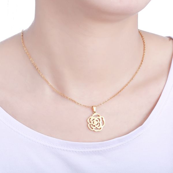 2019 new fashion simple style korean elegant fashion peony necklace earring set jewelry sets party gifts, Silver
2019 new fashion simple style korean elegant fashion peony necklace earring set jewelry sets party gifts, Silver
