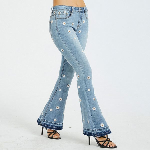 вышивка сексуальные джинсы высокая талия тонкий bellbottoms брюки женщины большой flare брюки элегантная леди широкие джинсовые длинные брюк, Blue
вышивка сексуальные джинсы высокая талия тонкий bellbottoms брюки женщины большой flare брюки элегантная леди широкие джинсовые длинные брюк, Blue