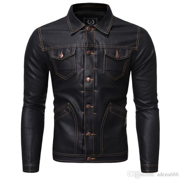 designer jacket fashion coat men motorcycle waterproof windproof coat casual leather jacket mens clothing, Black;brown
designer jacket fashion coat men motorcycle waterproof windproof coat casual leather jacket mens clothing, Black;brown