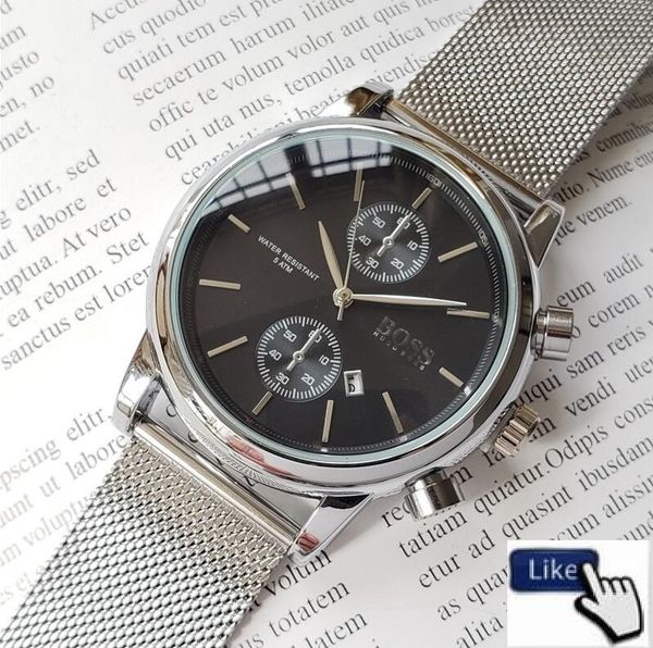 company owner simple wristwatch 43mm steel mesh watches men's quartz waterproof watch mens designer watches luxury mens watches orologi, Slivery;brown
company owner simple wristwatch 43mm steel mesh watches men's quartz waterproof watch mens designer watches luxury mens watches orologi, Slivery;brown
