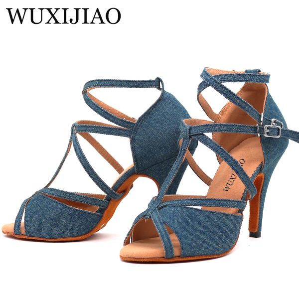 wuxijiao denim fabric women professional latin dance shoes salsa ballroom samba dance shoes ladies high heels soft heel 5-10cm
wuxijiao denim fabric women professional latin dance shoes salsa ballroom samba dance shoes ladies high heels soft heel 5-10cm