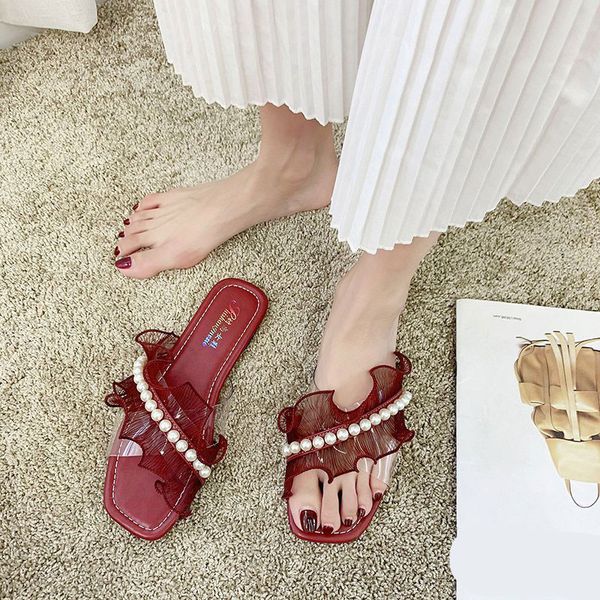 female shoes string bead womens slippers outdoor summer woman slides low lace fashion 2020 beach flat rubber basic, Black
female shoes string bead womens slippers outdoor summer woman slides low lace fashion 2020 beach flat rubber basic, Black