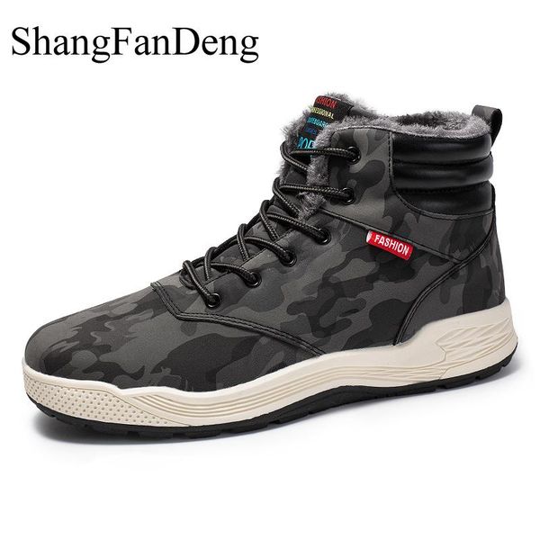 snow boots fashion casual men shoes ankle fur warm men boots outdoor training shoes botas hombre riding sneakers, Black
snow boots fashion casual men shoes ankle fur warm men boots outdoor training shoes botas hombre riding sneakers, Black