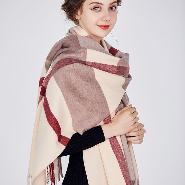 2019 autumn winter female wool scarf women cashmere scarves wide lattices long shawl wrap blanket warm tippet wholesale, Blue;gray
2019 autumn winter female wool scarf women cashmere scarves wide lattices long shawl wrap blanket warm tippet wholesale, Blue;gray