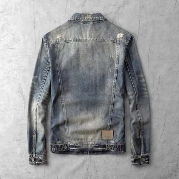 korean fashion hole ripped pockets mens denim jackets long sleeve slim fit zipper 100% cotton male outerwear coats plus size, Black;brown
korean fashion hole ripped pockets mens denim jackets long sleeve slim fit zipper 100% cotton male outerwear coats plus size, Black;brown