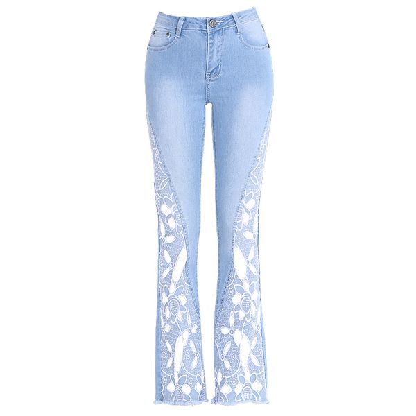 ferzige brand 2019 beautiful hollow out embroidery flare pants female streetwear skinny high waist jeans women blue plus size 36
ferzige brand 2019 beautiful hollow out embroidery flare pants female streetwear skinny high waist jeans women blue plus size 36