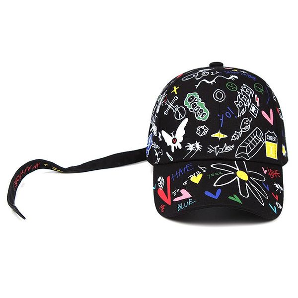 2020 new creative graffiti long strap baseball cap men and women fashion hip-hop hat wild couple hat casual sports cap zyzap, White
2020 new creative graffiti long strap baseball cap men and women fashion hip-hop hat wild couple hat casual sports cap zyzap, White