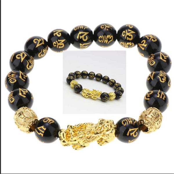 new jewelry with luck gift black feng beads pi bracelet xiu attract good shui