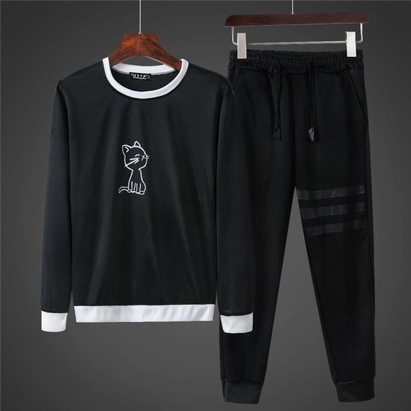 men's autumn outfits, men's korean version, fashion printing, leisure, two pieces of clothes, tide 2019, Gray
men's autumn outfits, men's korean version, fashion printing, leisure, two pieces of clothes, tide 2019, Gray