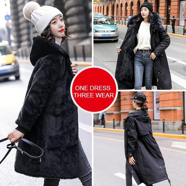 samgpilee -30 degrees snow wear long parkas winter jacket women fur hooded clothing female fur lining thick winter coat women, Black
samgpilee -30 degrees snow wear long parkas winter jacket women fur hooded clothing female fur lining thick winter coat women, Black