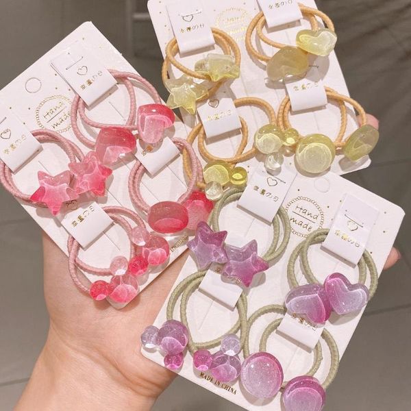 8pcs/set acrylic girls cute star heart hairwear kids lovely elastic hair bands head rope fashion accessories, Slivery;white
8pcs/set acrylic girls cute star heart hairwear kids lovely elastic hair bands head rope fashion accessories, Slivery;white