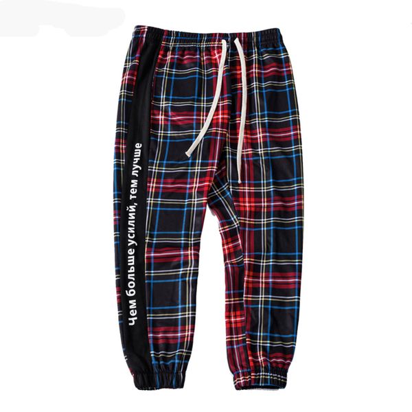 plaid pant темный значок боковая полоса письмо печатные клетчатые брюки мужчины бег трусцой брюки эластичный пояс мужские брюки танец мужчин, Black
plaid pant темный значок боковая полоса письмо печатные клетчатые брюки мужчины бег трусцой брюки эластичный пояс мужские брюки танец мужчин, Black
