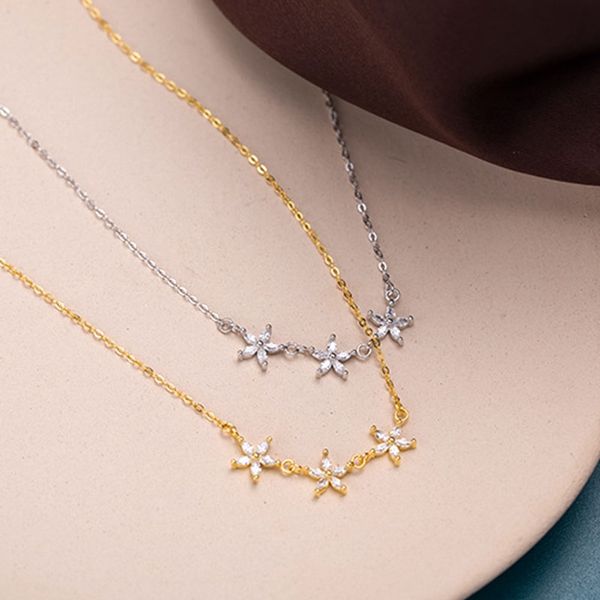 3 pentagram pendant necklace 925 sterling silver gold necklace shining zircon star for women fashion jewelry 925 silver, Golden;silver
3 pentagram pendant necklace 925 sterling silver gold necklace shining zircon star for women fashion jewelry 925 silver, Golden;silver